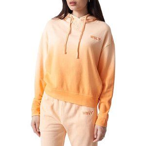 Women's WSLY Ecosoft Classic Hoodie In Cantaloupe Ombre - Medium